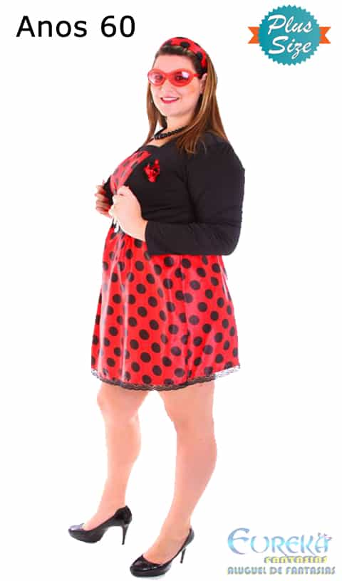 Fantasia Halloween Plus Size Valor Ermelino Matarazzo - Fantasia Plus Size  Feminina - EUREKA