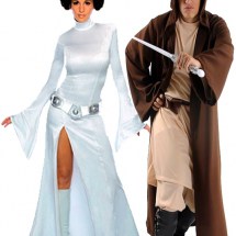 Casal Princesa Leia e Jedi