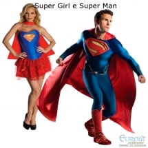 Casal Super girl e super man