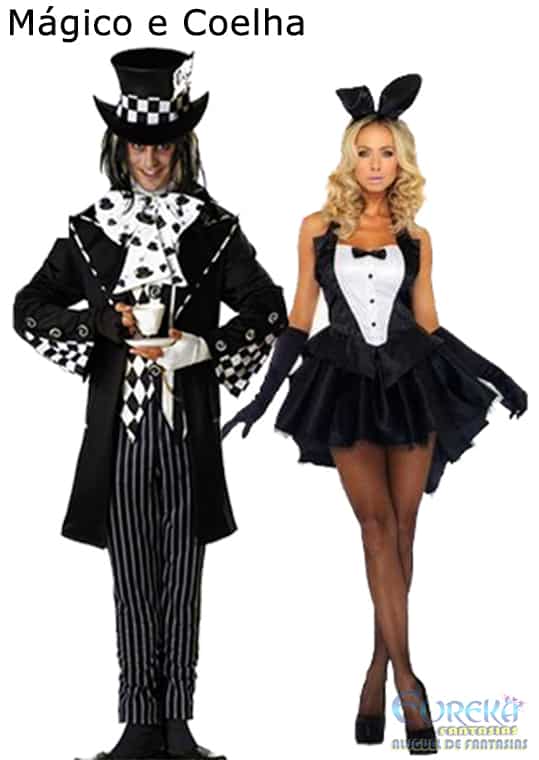 Fantasia de Halloween para Casal em Oferta