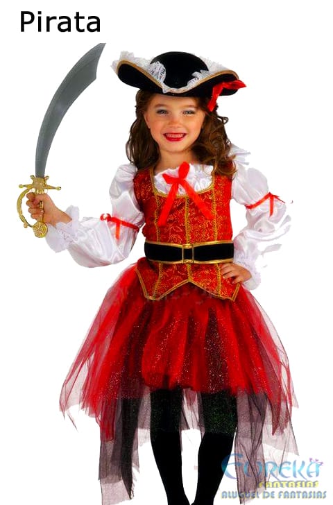 Fantasia Pirata Infantil Melhor Preço Macedo - Fantasia Pirata Feminina -  EUREKA