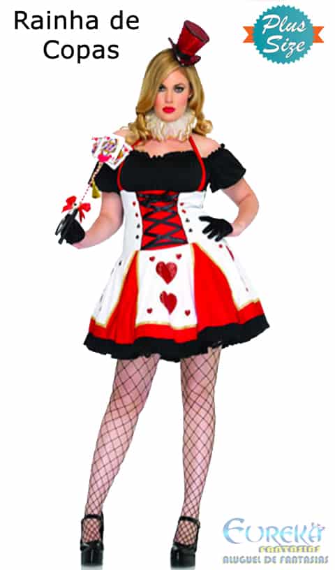 Fantasia Halloween Plus Size Valor Ermelino Matarazzo - Fantasia Plus Size  Feminina - EUREKA